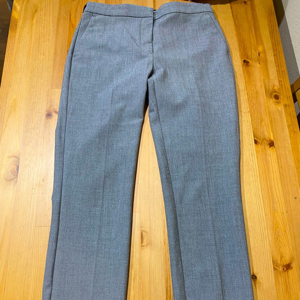 ZARA elastic waist suit pants grey size S